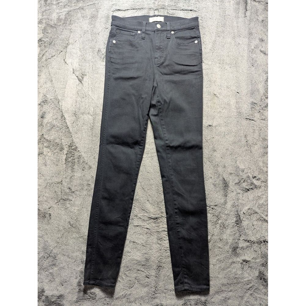 Madewell 10" High Rise Skinny Jeans Women's Size 26T Black